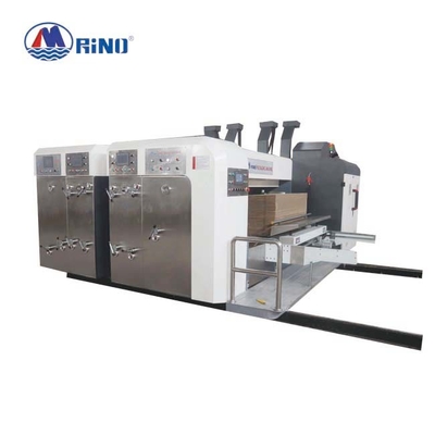 Automatic Carton Box 2 Color Flexo Printing Machine With Slotting