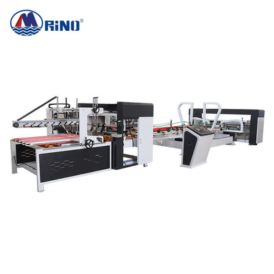 Corrugated Paperboard Carton Box Folder Gluer Machine PLC Control