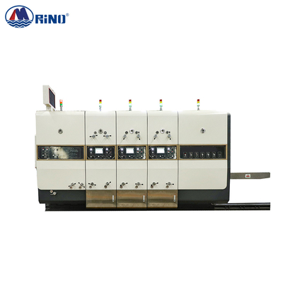 4500mm Carton Box 3 Color Flexo Printing Machine With Die Cutting Stacking