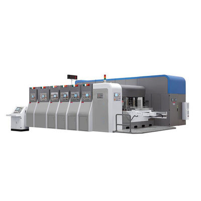 Three color 1200mm Flexographic Box Printing Machine For Carton Box