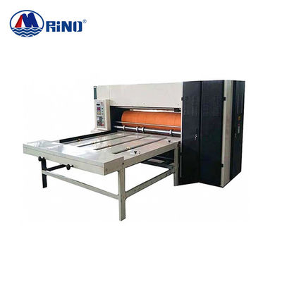 Rotary Corrugated Carton Box Die Cutting Machine With Chain Drive Feeding