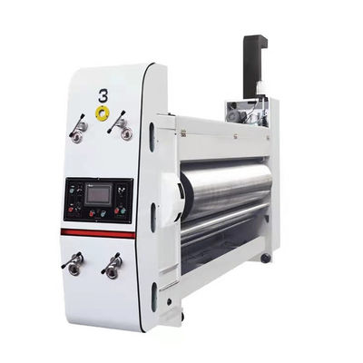 Carton Box Two Color Carton Flexographic Printing Machine 30KW