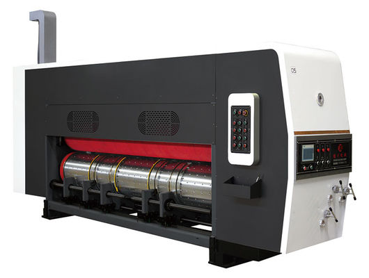 2 Color Carton Box Flexo Printing Machine , Automatic Printer Slotter Die Cutter Machine