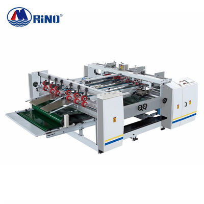 14KW Carton Box Folder Gluer Machine Double Pieces 1300x1300mm