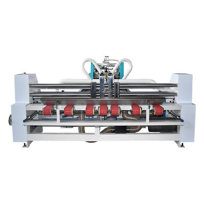 380V 220V Carton Box Folder Gluer Machine , 2400mm Automatic Carton Folding Gluing Machine