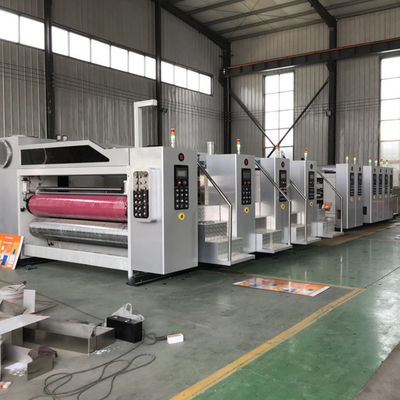 35T 5 Color Flexo Printing Machine For Corrugated Carton High Speed 200 Pcs/min