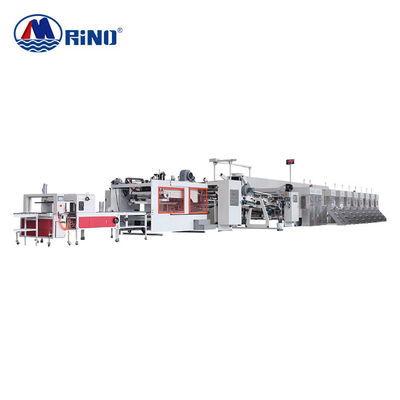 900mm Carton Flexo Printing Slotting Machine 300pcs/Min With 10'' Touch Screen