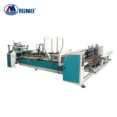 Paperboard Carton Box Folder Gluer Machine Automatic PLC Control