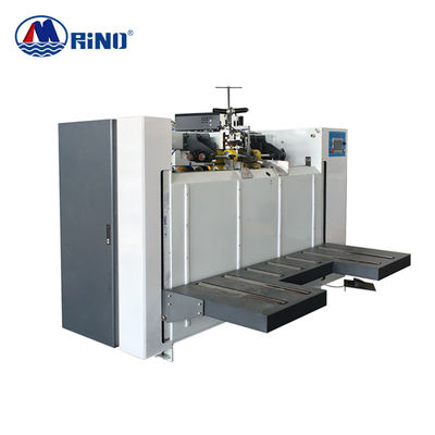 Single Piece Corrugated Box Stitching Machine 2800*1500mm Semi Automatic