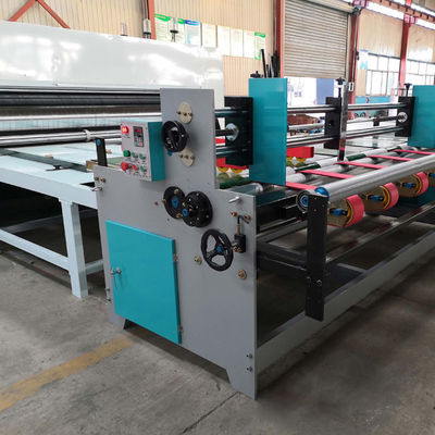 3 Colors Flexo Corrugated Box Printing Machine 11kw With Slotter Die Cutter