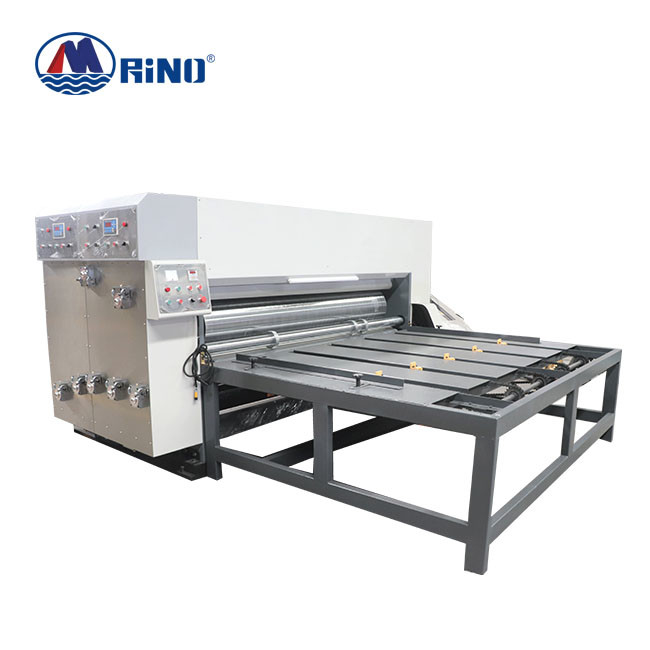Chain Feeding Carton Box Flexo Printing Machine With Slotter