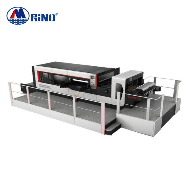 PLC Control Flat Bed Die Punching Machine 32KW Die Cutting Punching Machine
