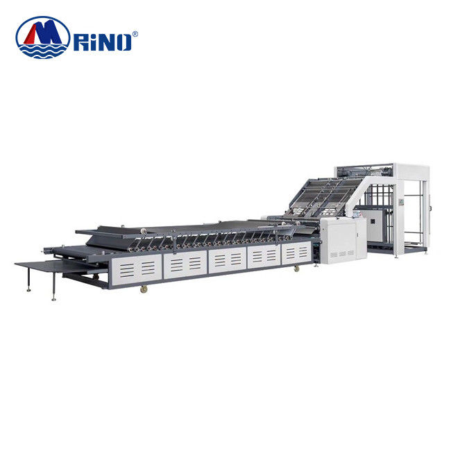 6000pcs/H Flute Lamination Pasting Machine 12kw For Paper Cardboard