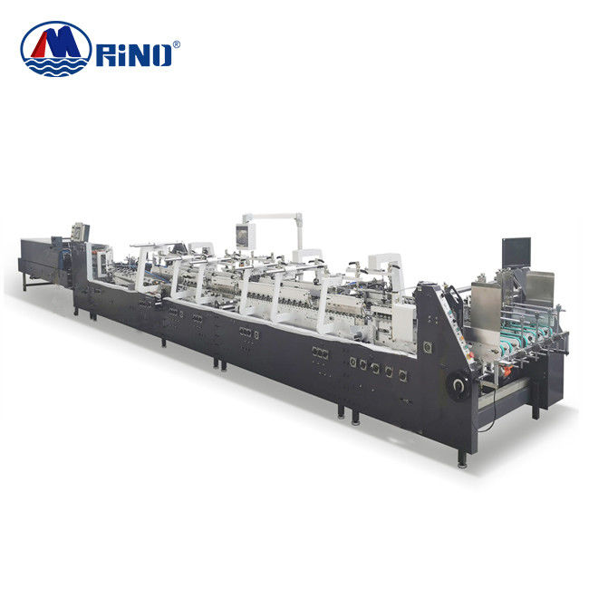 Carton Auto Folder Gluer Machine For Paperboard Pasting Gluing