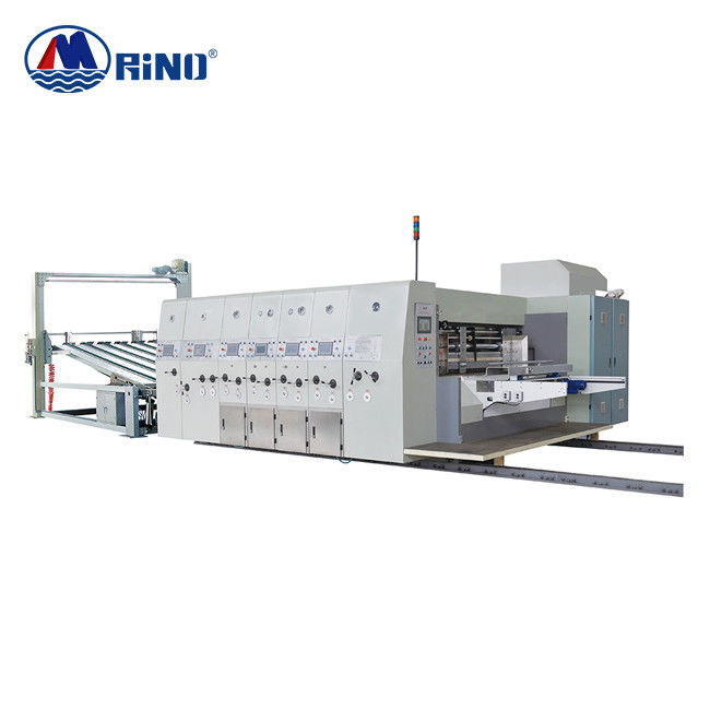 1600mm Carton Box 4 Color Flexo Printing Machine 40KW 380V Lead Edge Feeding