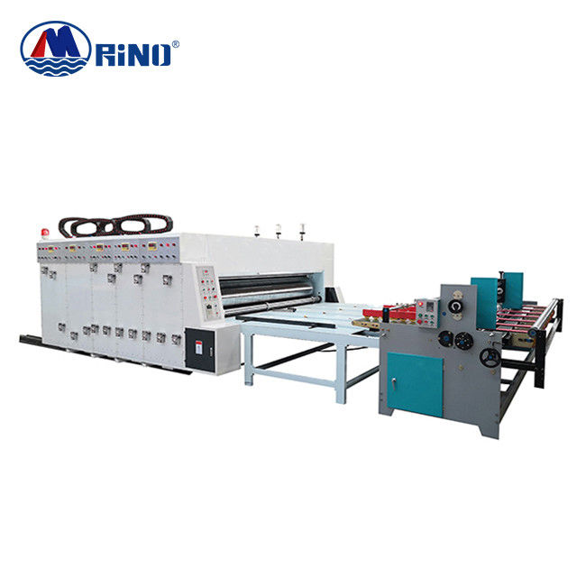 Corrugated Carton Box Flexo Printing Machine With Slotter