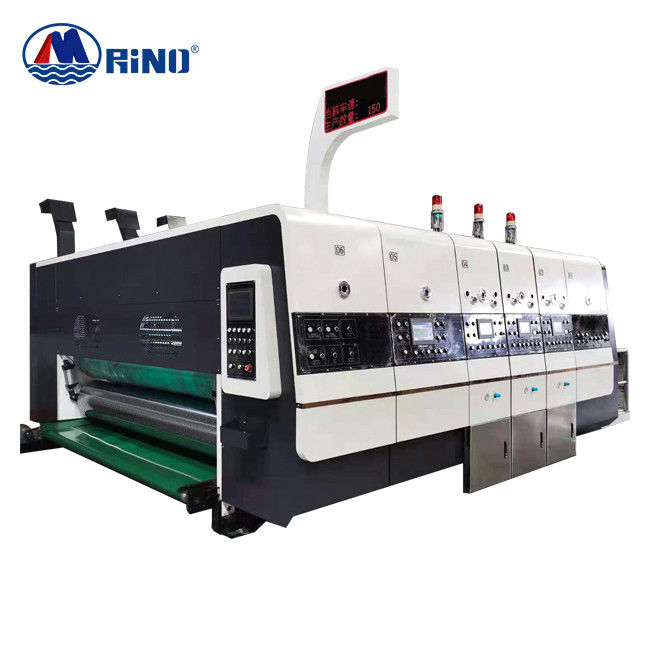 Precision 1.5mm 3 Color Carton Box Die Cutting Machine Lead Edge Feeding