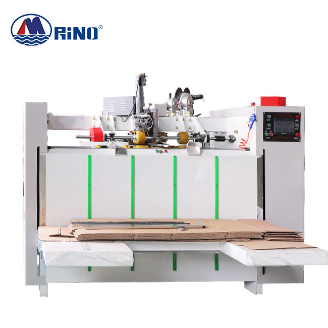 Semi Auto Carton Box Stitching Machine For Corrugated Carton Stapler