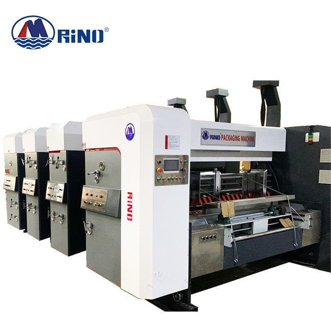 1728mm 2 Color Carton Box Corrugated Box Flexo Printer With Die Cutter